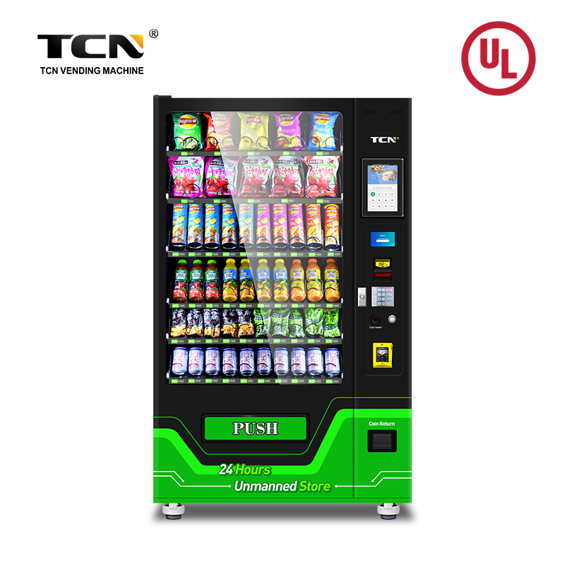 TCN-CSC-10C(V10.1) Combo Snack&Drink Touch Screen Vending Machine