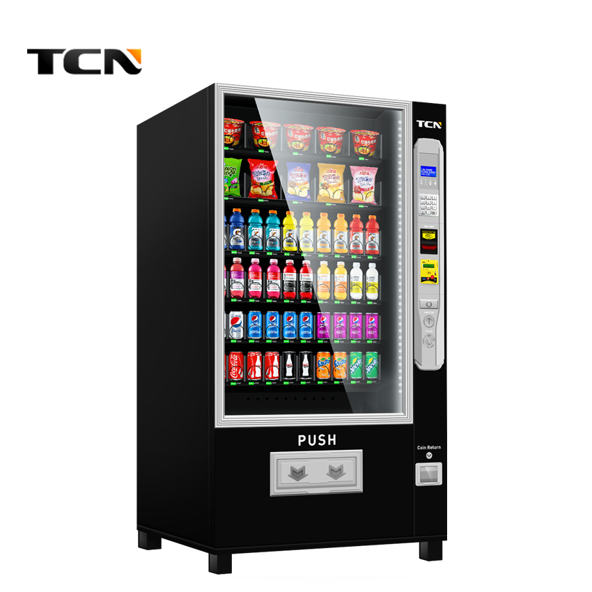 TCND72010G automatic cola bottled canned drink vending machine China TCND72010G automatic