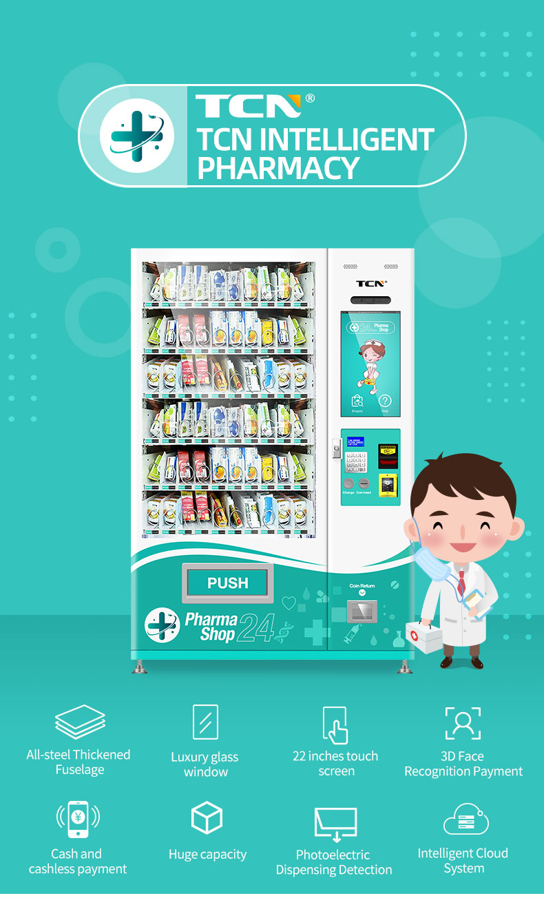 máquina expendedora de farmacia