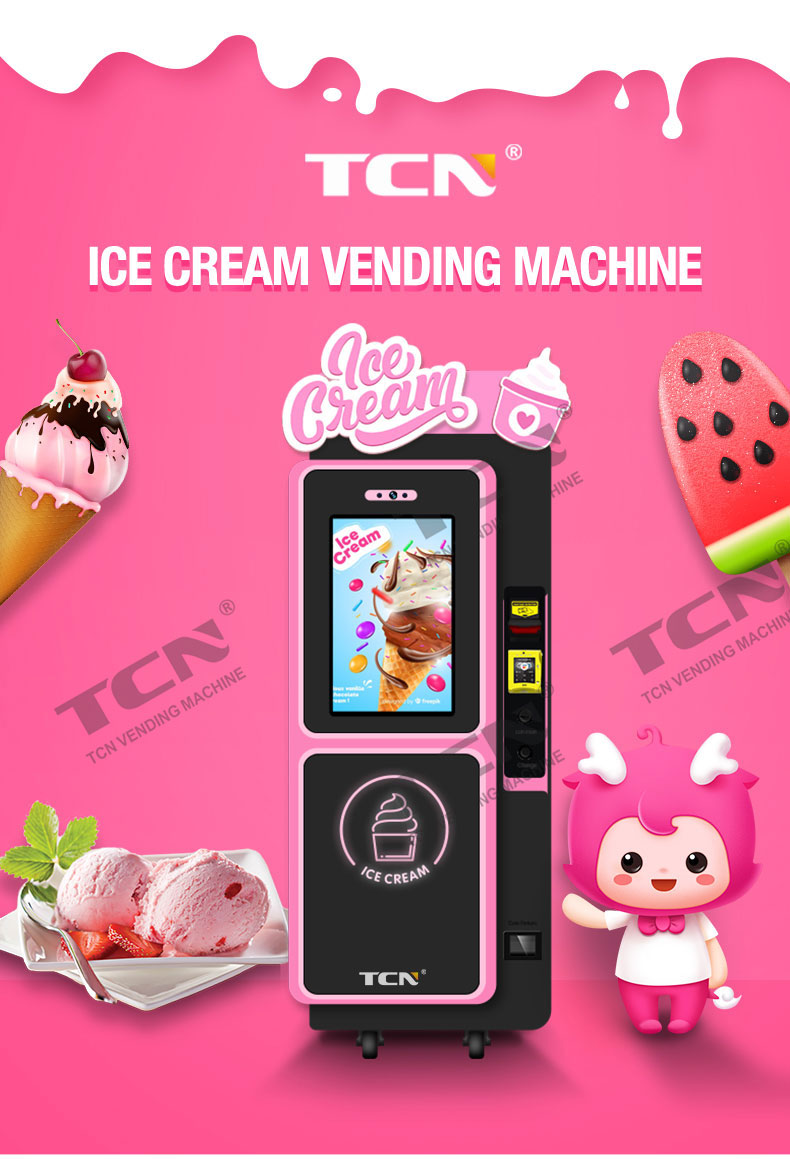 máquina expendedora de helado suave