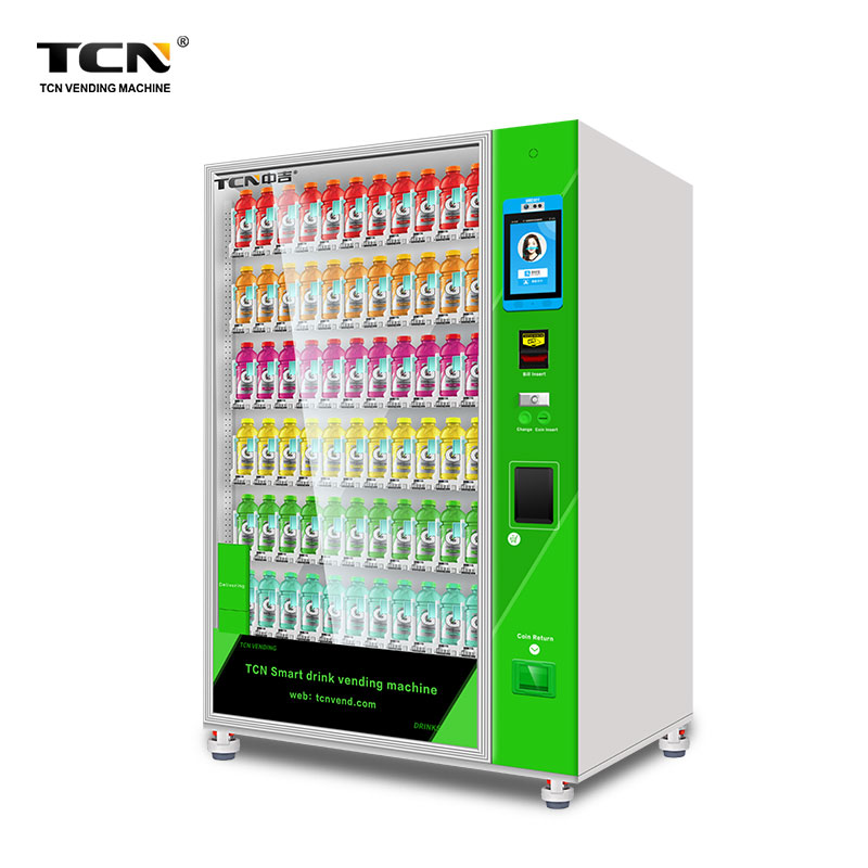 TCNCCH10N(V10) automatic drink energy can cold drink vending machine with coin China TCNCCH