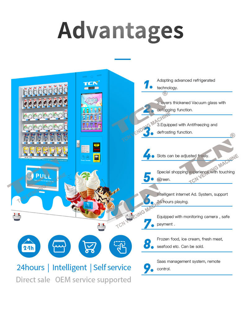 máquina expendedora de congelador