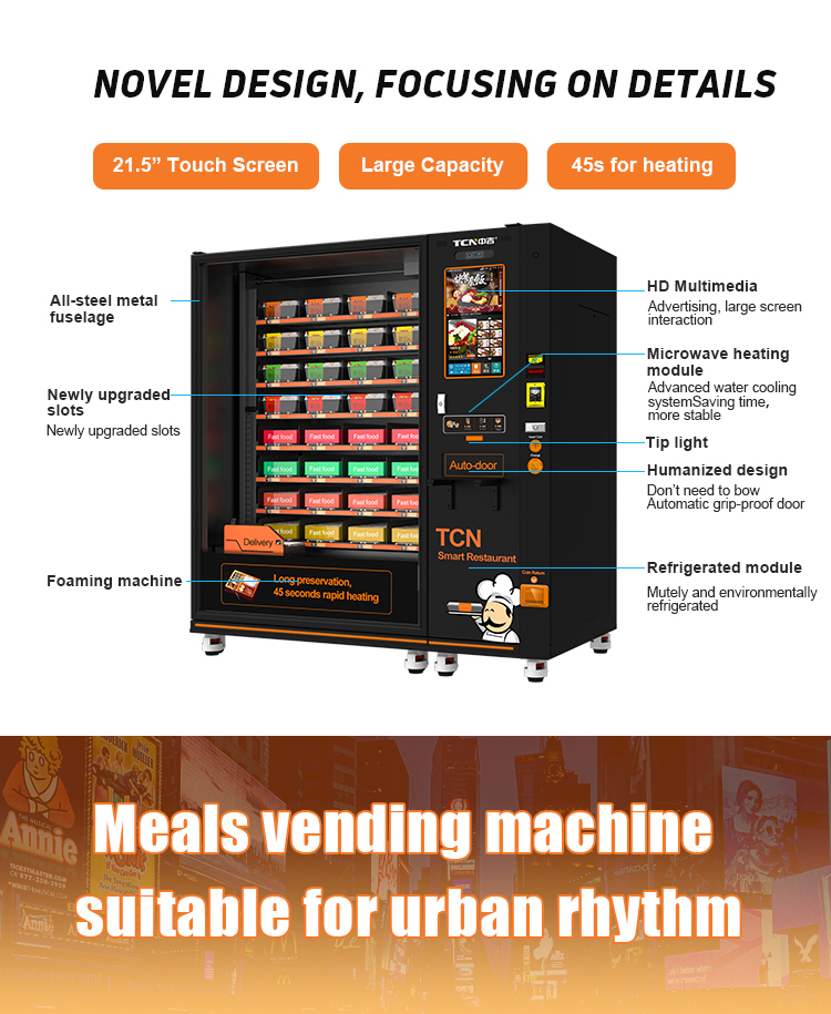 distributore automatico di cibi caldi