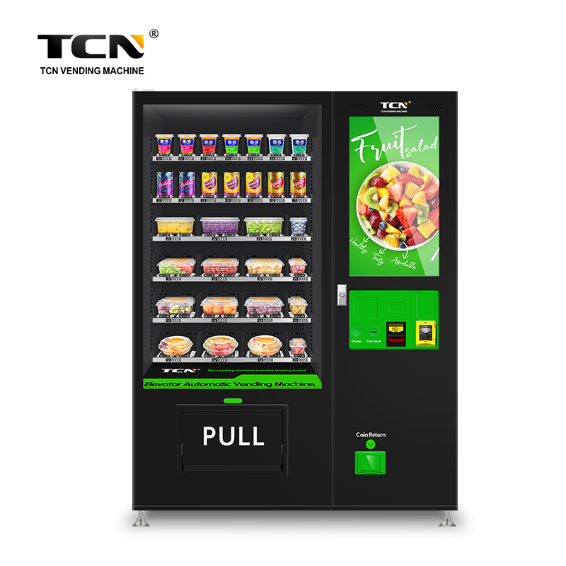 Health Food Vending Machine with Elevator Cargo Lane