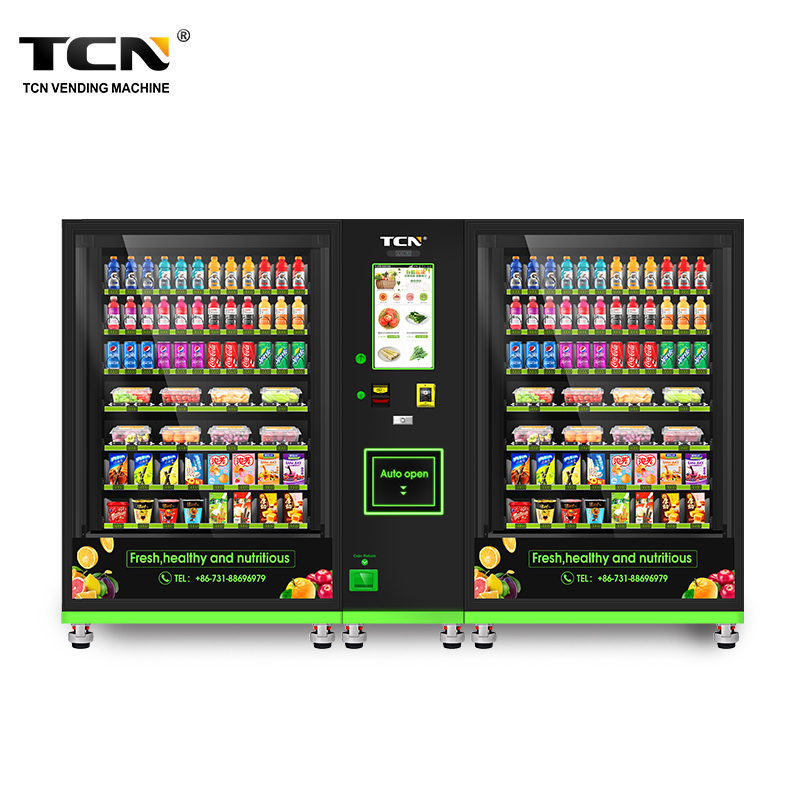 TCN-CFS-8V-L/R(V22) TCN Healthy Fresh Vegetables Salad Fruit Vending Machine With Touch Screen