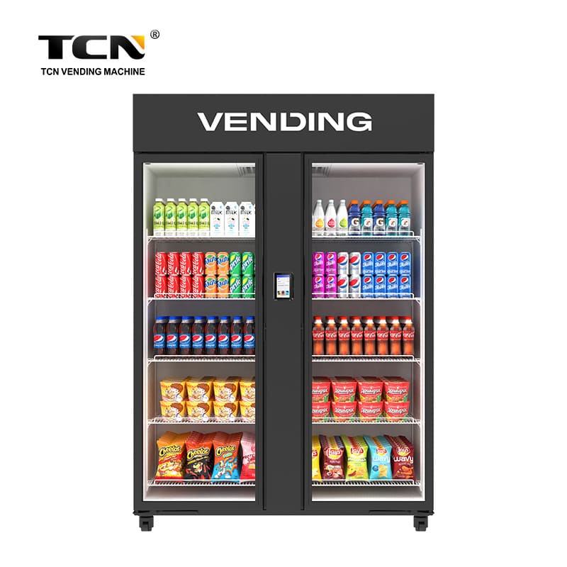 TCN-CFZ-1300-V Al Vending Machine Smart Cooler Support Pax Payment