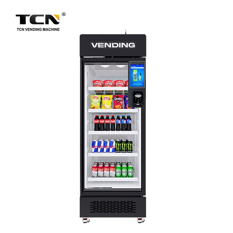 TCN-CFZ-530-V10 Al Vending Machine 530V Smart Cooler With Nayax Payment
