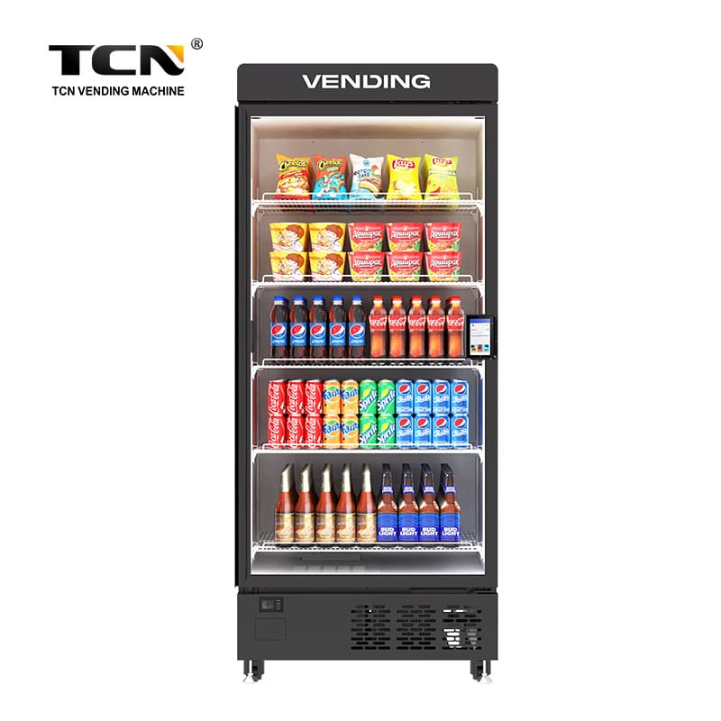 TCN-CFZ-728-V Al Vending Machine Smart Cooler Support Pax Payment