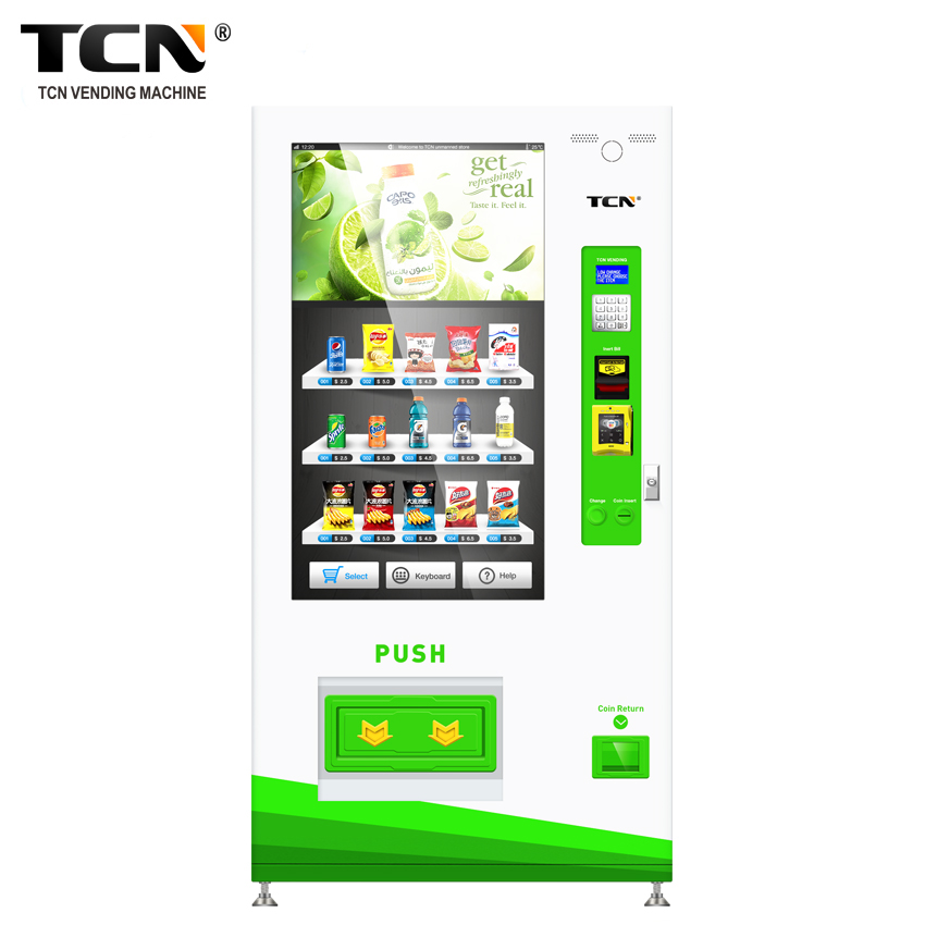 TCN-D720-8C(50SP) electronic smart combo touch screen vending machine business