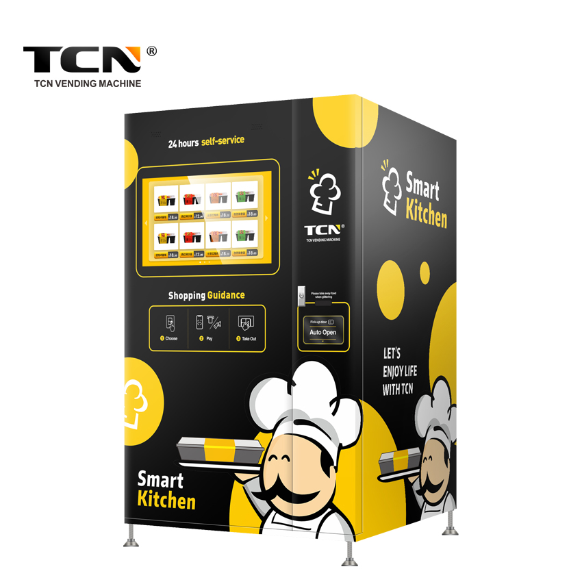 TCN-CFM-4C(H32) automatic fast food breakfast lunch box vending machine for sale