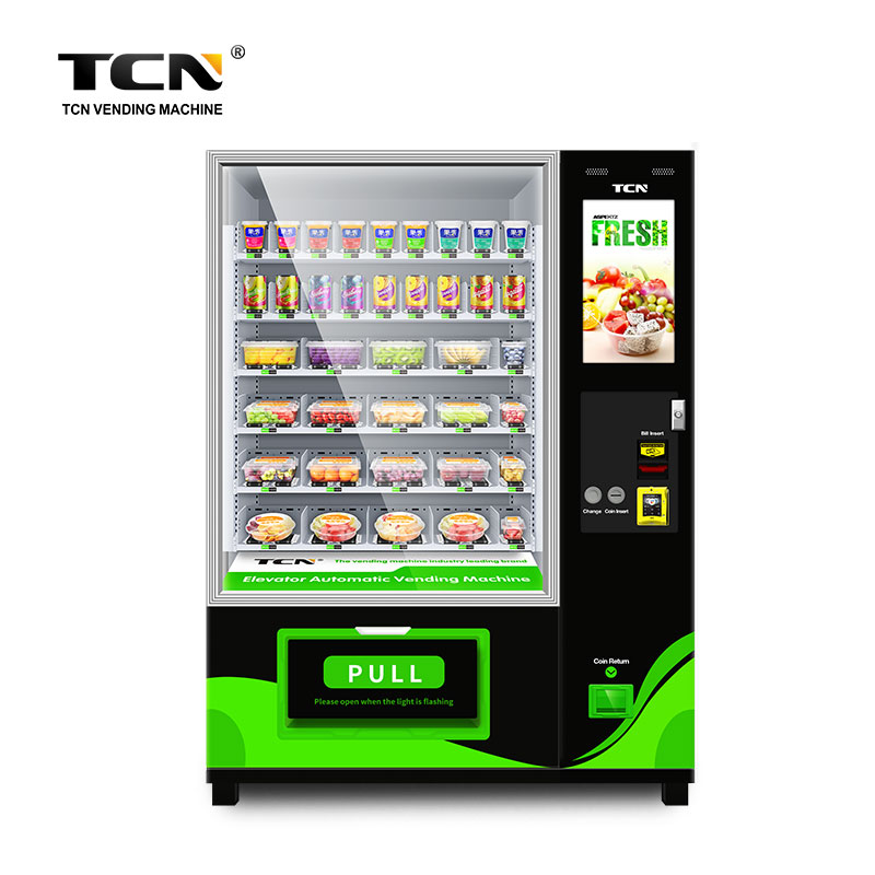 TCN-D900-11G(22SP) Healthy Fruit and Salad Vending Machine With Elevator system