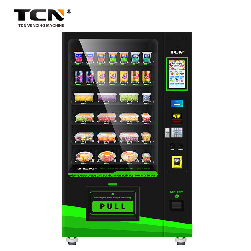 TCN-CEL-9C(V11.6)24 Hours Self-service Salad Vegetable Fruit Combo Vending Machine Manufacturer