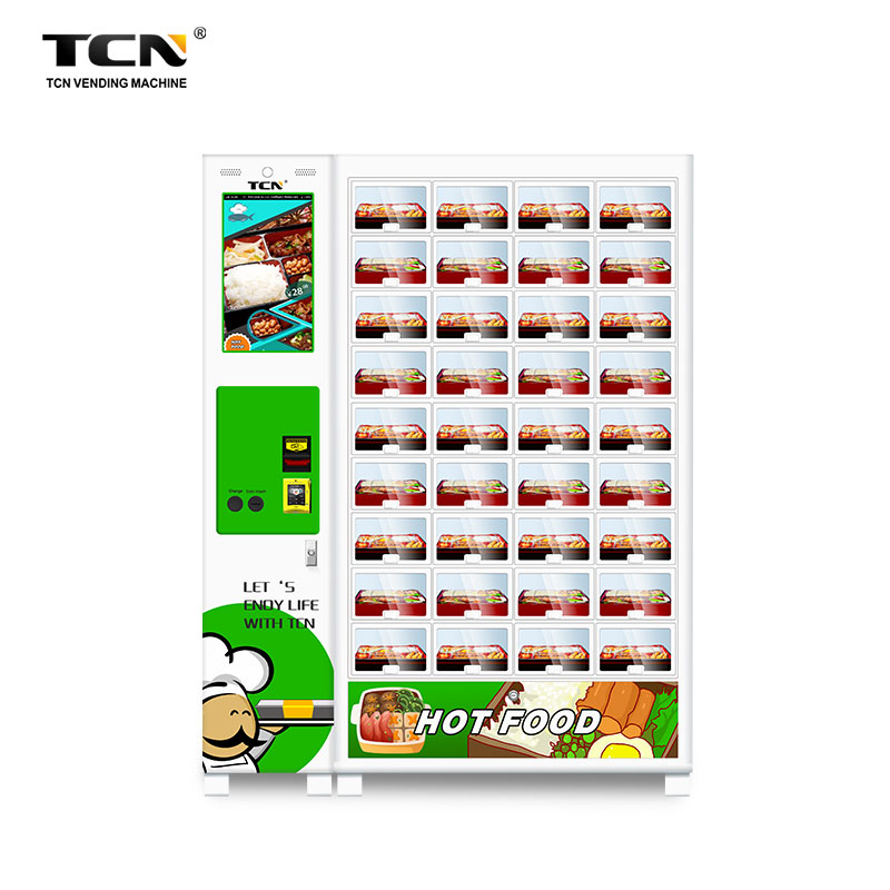 TCN OEM ODM warm food hot meal fast food vending machine