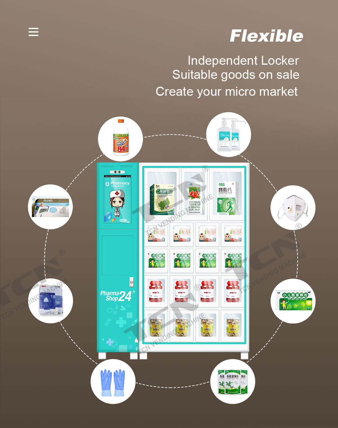 máquina expendedora de medicamentos