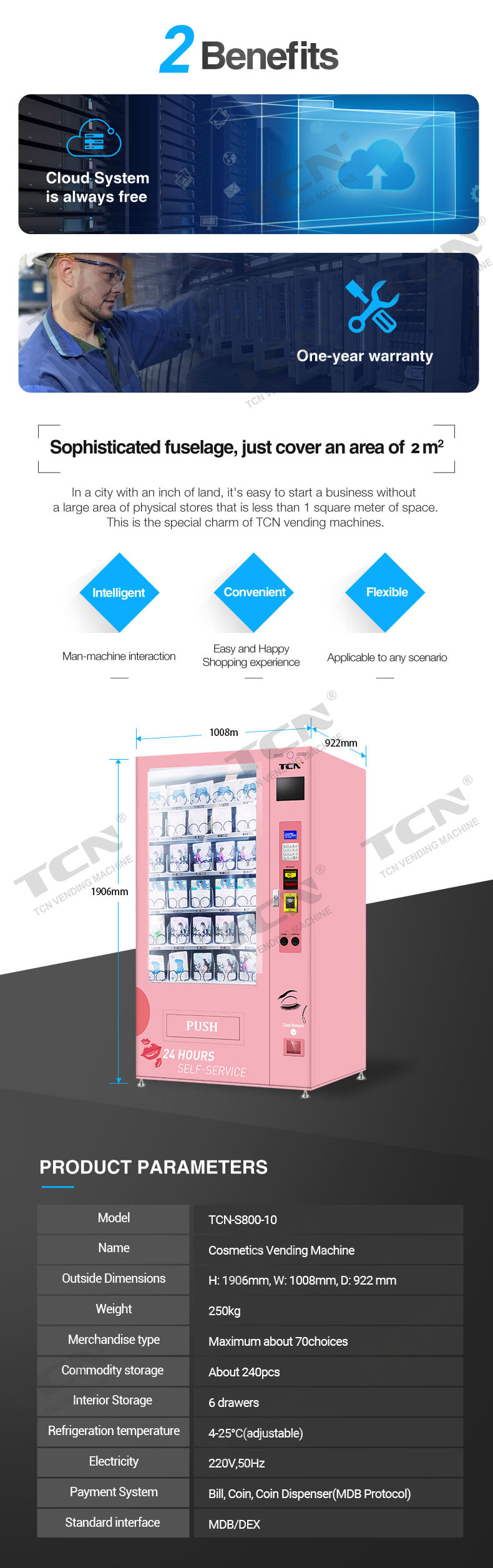 skin care vending machine