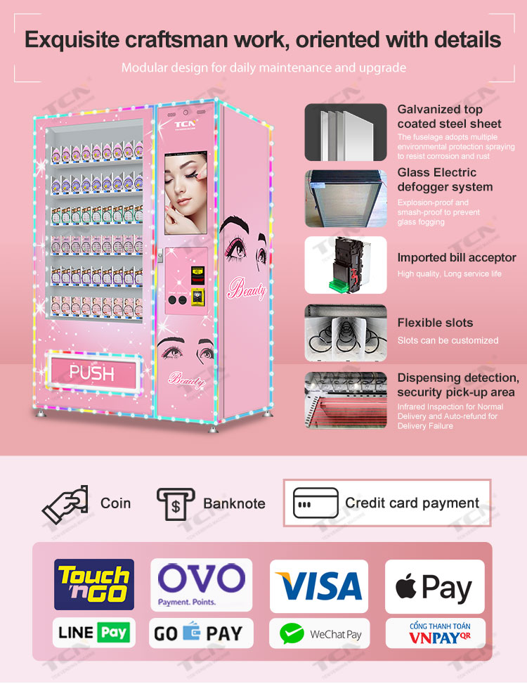 cosmetics vending machine