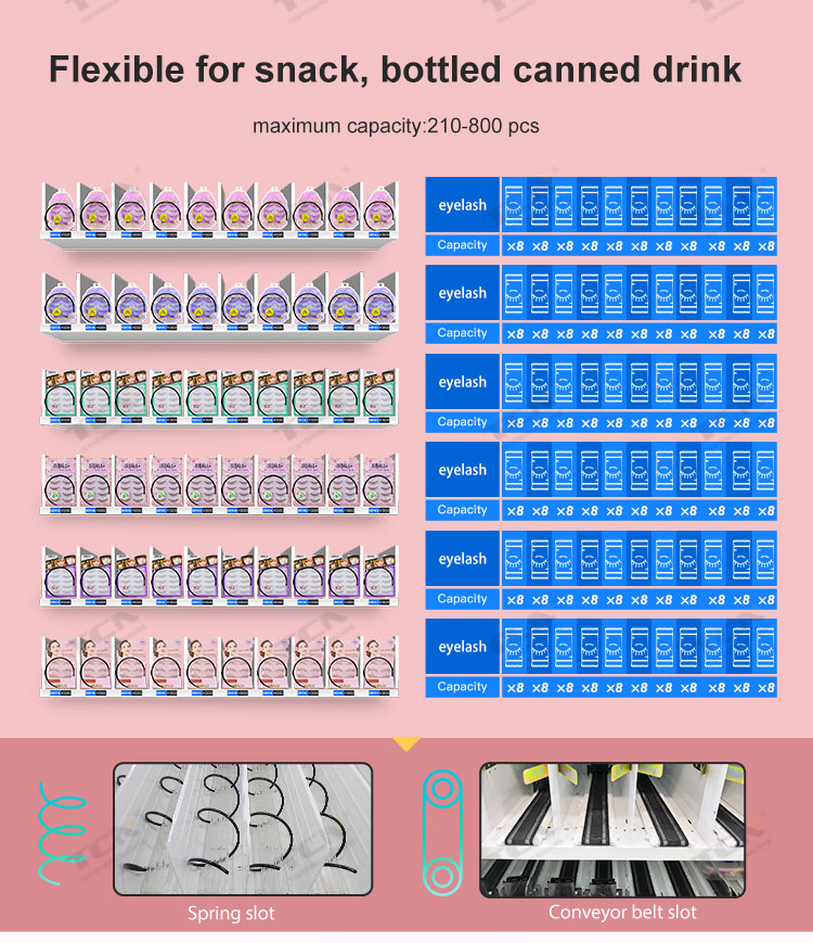 eyelashes vending machine