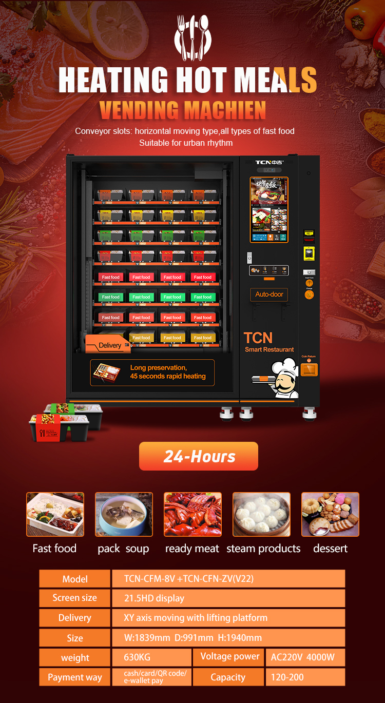 hot food vending machine