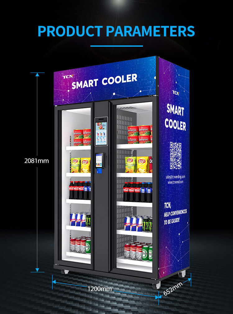 High-end AI technology chip powering the 99% recognition rate of TCN-CFZ-1000 smart cooler