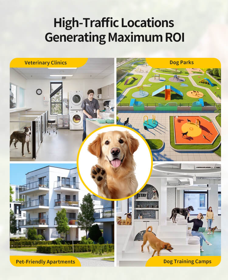 TCN pet food vending machine applications