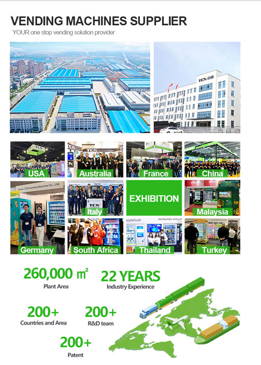 TCN global vending expert with over 10 years of industry experience, providing reliable products and professional support.