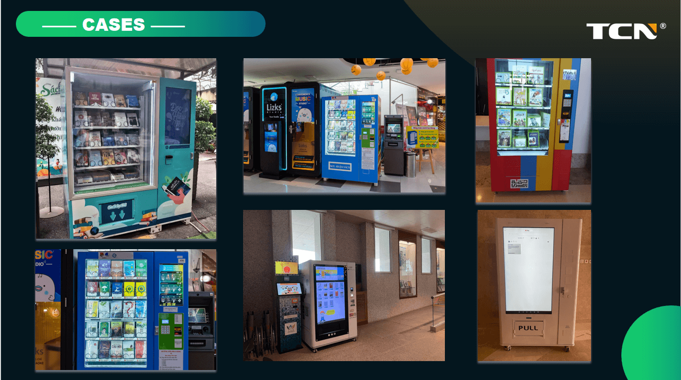 TCN Stationery Vending Machine Customer Cases