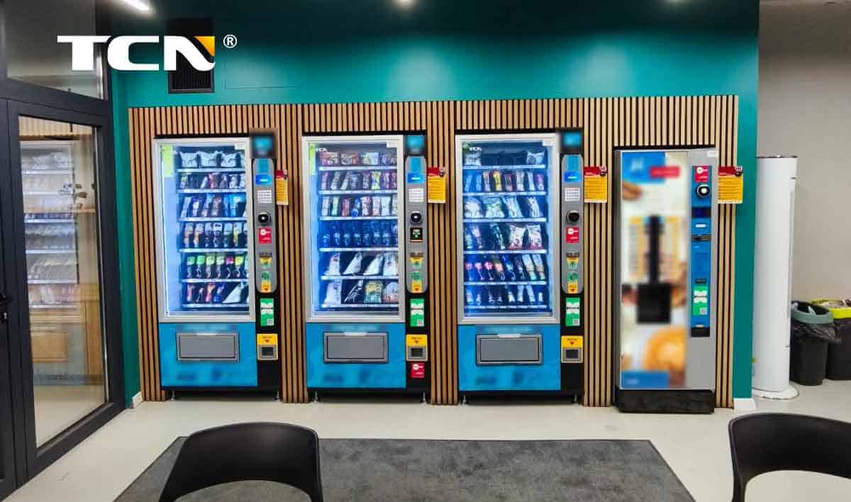 TCN's Combo Vending Machine for snack and drink