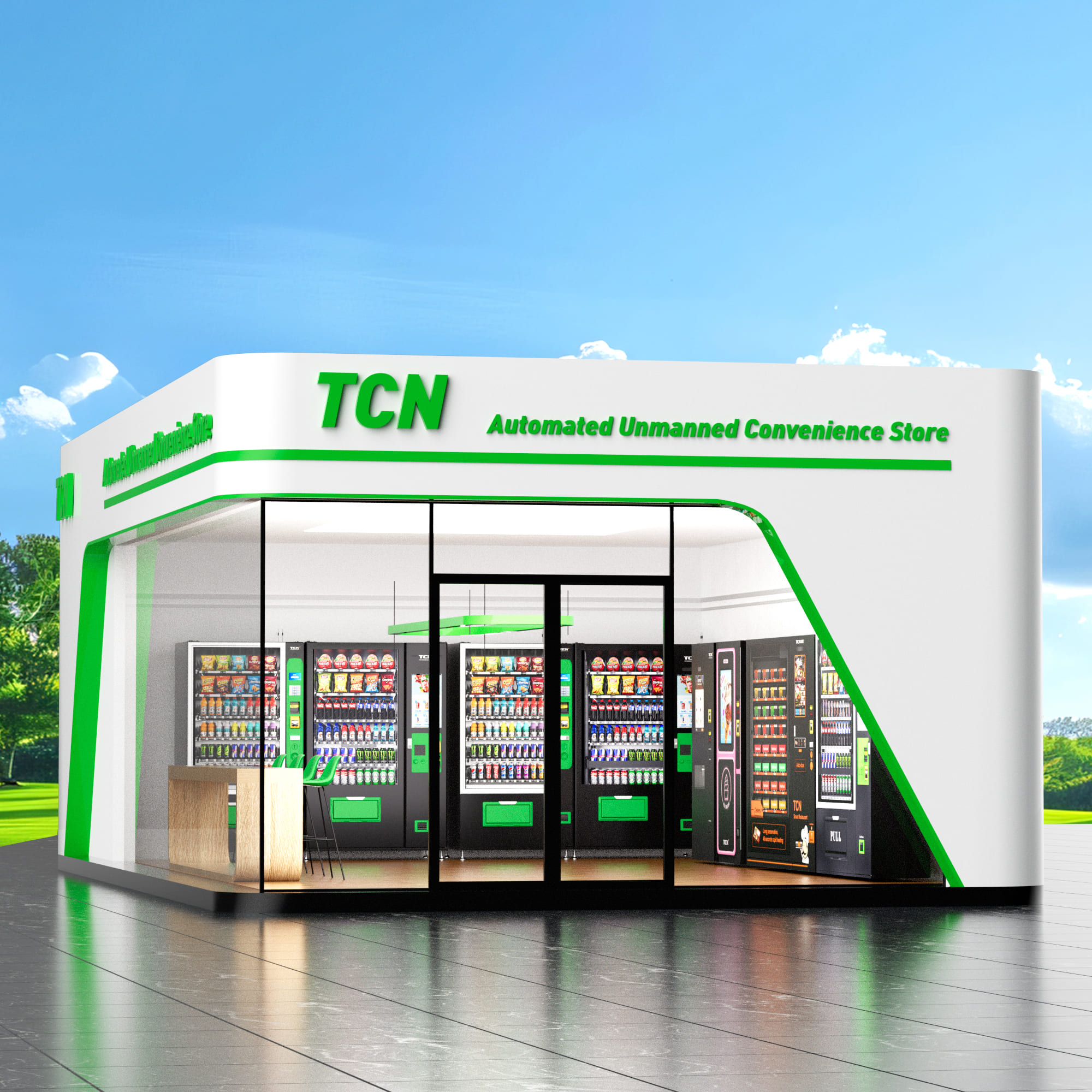 TCN Unmaned Retail Vending Solution