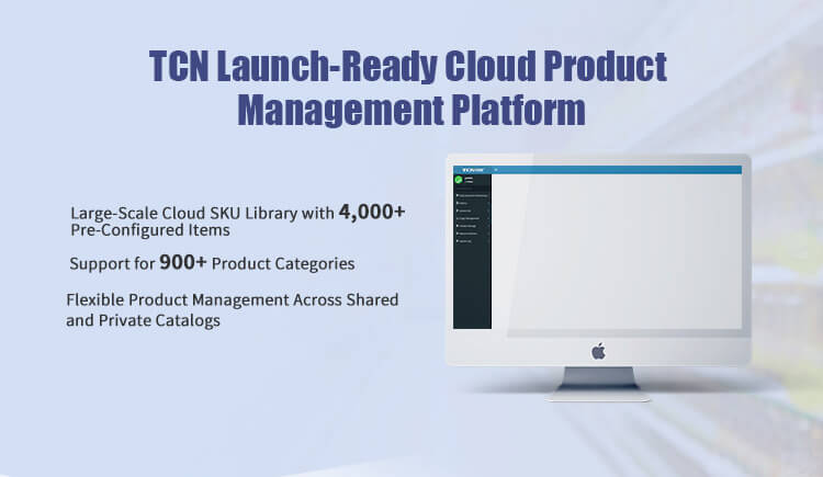 TCN cloud product management platform: large-scale 4000+ SKU library and 900+ categories for remote smart vending fleet management