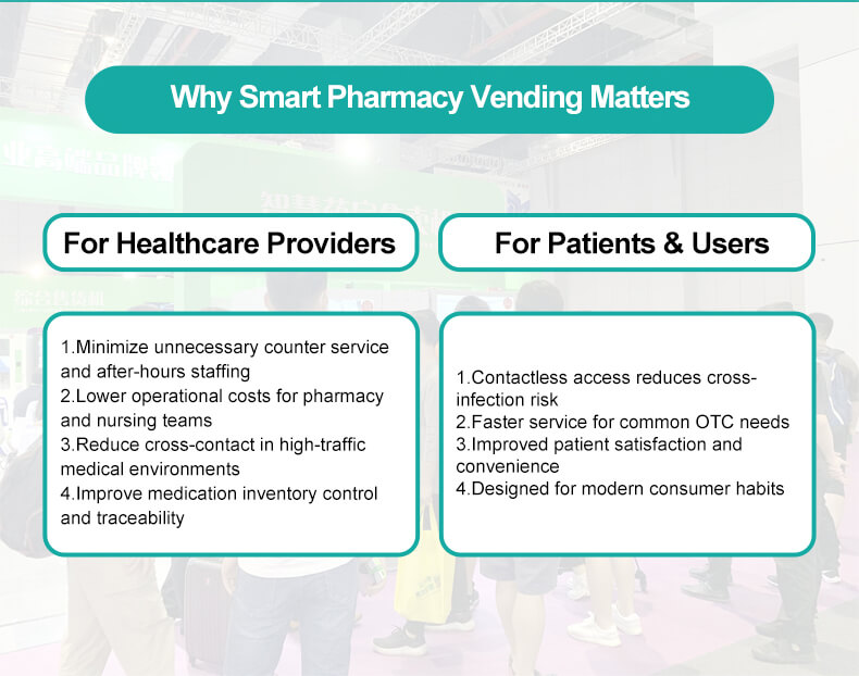 Interior of TCN 24/7 pharmacy vending machine with adjustable high-capacity shelves.