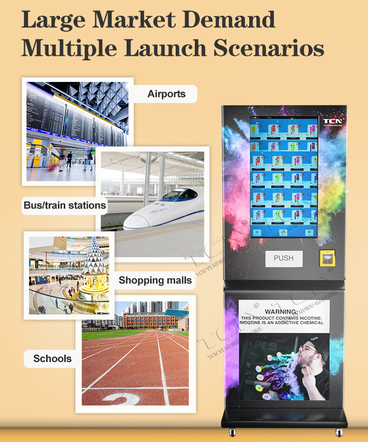 Large Market Demand Multiple Launch Scenarios such as aiport，shopping mall

