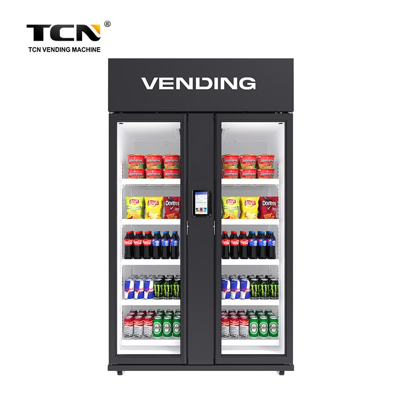 TCN-CFZ-1074-V10 Al Vending Machine Smart Cooler Support Pax Payment
